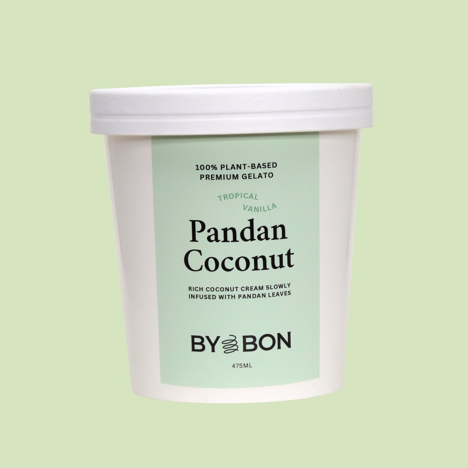 Pandan_Coconut Vegan Ice cream Plant based gelato