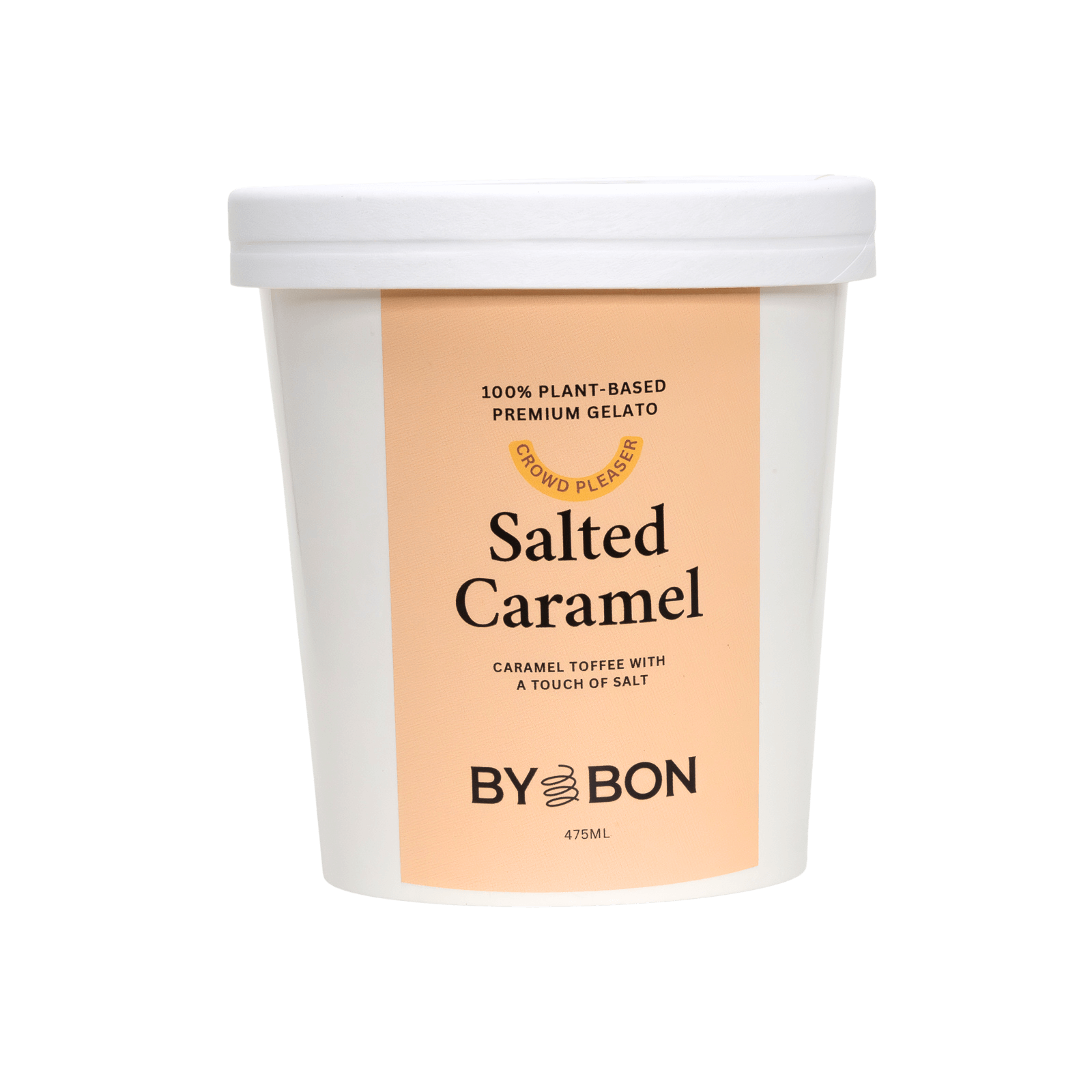 Salted Caramel Vegan Ice cream Plant Based Gelato